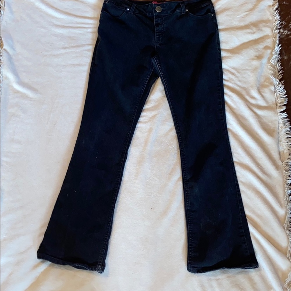 Wrangler black boot cut jeans